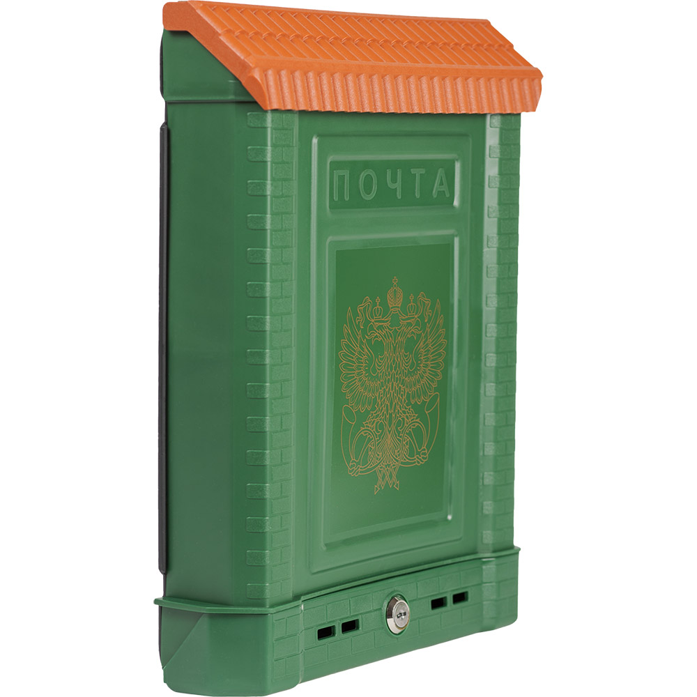 Ящик почтовый Премиум с замком зеленый