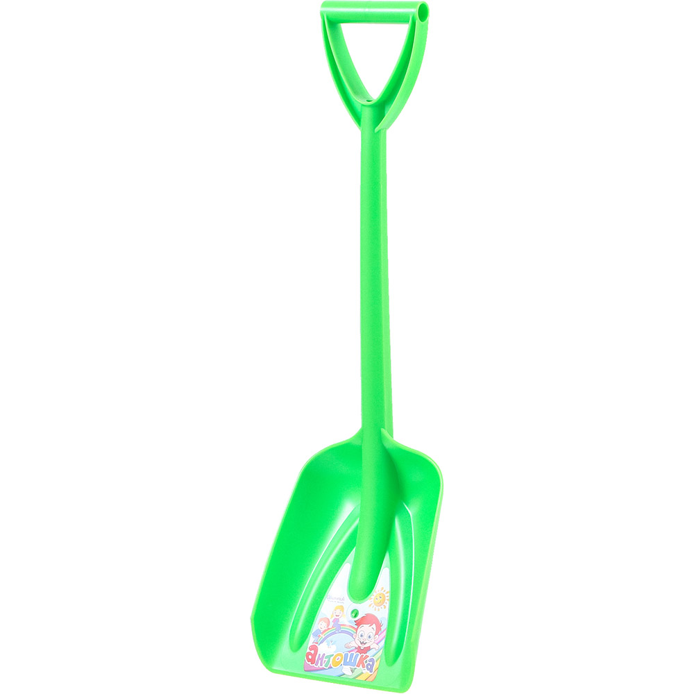 Детская лопата для снега «Антошка» зеленый цвет (Олимпик)