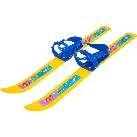 Лыжи детские «Олимпик-спорт» (игрушка детская) Мишки 66/75 см